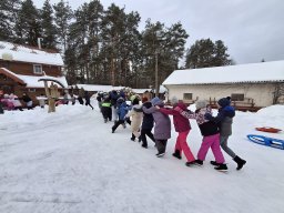 Szkolne zimowisko w Serpelicach nad Bugiem